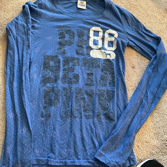 PINK BY VICTORIA’S SECRET CAMPUS LONG SLEEVE SHIRT 2008 RARE - Picture 4 of 11